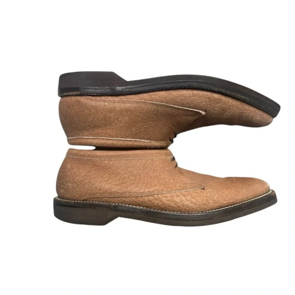 Allen Edmonds Ostendo Combo Chukka Ankle Shoes Men's 10 2A Tan Brown Leather‎